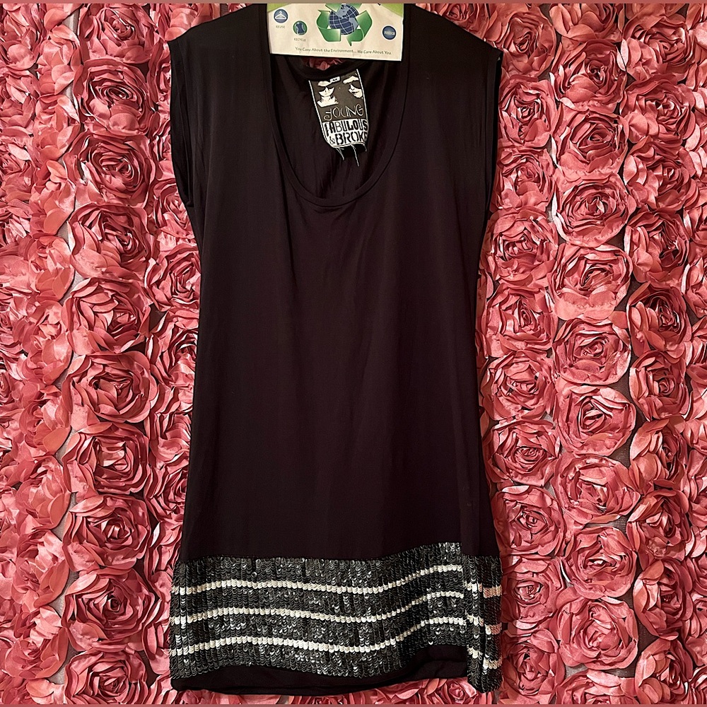 Black sequin dress